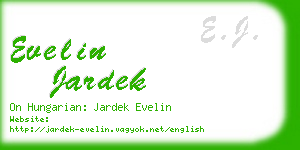 evelin jardek business card